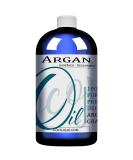 Argan Nut Oil Deodorized 32 oz - 100% Pure Natural Moroccan Argan Oil - Cold Pressed Extra Virgin, Therapeutic Grade A for Hair, Skin, Body, Nails, and Beard - Buy Online on GoSupps.com