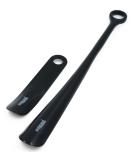Panoware Set of 2 Extra Long Handle Shoe Horn and Travel Shoe Horn - Black - Buy Online on GoSupps.com