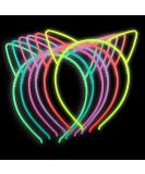 Ziricher Plastic Cat Ear Headband | Luminous Hair Band for Christmas & Halloween Parties (6 Colors) - Buy Online on GoSupps.com