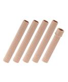 Juhonnz 5-Pack Silicone Toe Caps - Professional Protection Tube Sleeves for Pain Relief & Corns - Soft Gel Comfort 15cm Length - Buy Online on GoSupps.com
