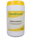 Potassium carbonate potash food grade E501 1kg screw cap jar - Buy Online on GoSupps.com