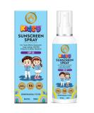 Buy Mom & World Mineral Based Kids Sunscreen Spray SPF 50 - Water Resistant & Safe for Babies | 120ml - Buy Online on GoSupps.com