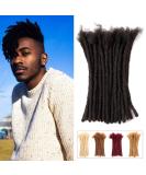 Teresa 100% Human Hair Dreadlock Extensions - 0.8cm Width, Natural Black, 6 Inch, 20 Strands - Handmade Permanent Loc Extensions for Men/Women - Buy Online on GoSupps.com
