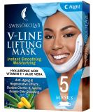 Double Chin Reducer Eliminator V Line Lifting Mask Instant Face Lift Slimming Strap Collagen Neck Tightening Tape V Shape Chin Up Patch Jawline Contour Firming Band 5 pcs White - Buy Online on GoSupps.com