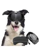  Petleso Windproof Dog Sunglasses - Adjustable Protective Glasses for Medium to Large Dogs - Classic Black  - Buy Online on GoSupps.com