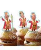 *3 for 2 offer* Cakeshop 24 x 4cm King Charles III 3rd Funny Faces Stand-Up Photo Edible Cupcake Toppers Cake Decorations - Premium Wafer Precut - Buy Online on GoSupps.com