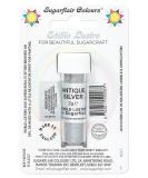 Sugarflair Antique Silver Edible Lustre Dust Add a Lustrous Shine to Cakes or Decorations. Brush On or Add Rejuvenator to Create Eye-Catching Edible Paint Gives Shine to Your Bakes - 2g - Buy Online on GoSupps.com