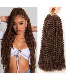 Passion Twist Hair Extensions - 6 Packs 18 Inch Faux Locs Crochet Braids | Yddm Synthetic Hair for Stunning Styles - Buy Online on GoSupps.com