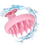 Silicone Scalp Massage Brush | Stimulate Hair Growth & Improve Blood Flow | Relaxing Pink Shampoo Brush - Buy Online on GoSupps.com