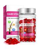 Hair Treatment Serum Capsules for Frizzy & Damaged Hair - Moisturizing No Rinse All Hair Types (40 Capsules - Buy Online on GoSupps.com
