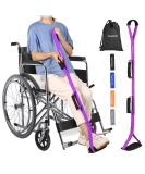 39'' Long Leg Lifter Strap with Padded Handgrips and Feet Loop Rigid Leg Lifter Hip&Knee Replacement Surgery Recovery Kit Mobility Aids Foot Lifter Easily Get in and Out of Bed Car Wheelchair Pink - Buy Online on GoSupps.com