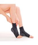 Ikido Ankle Compression Sleeve - Unisex Ankle Support Brace & Plantar Fasciitis Foot Sock for Sports Gym & Work - Size Large - Buy Online on GoSupps.com