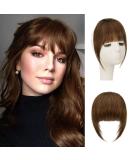 Shop Sofeiyan 100% Remy Real Hair Clip-In Fringe Bangs - Natural Reddish Brown Ponytail Extensions for Women - Buy Online on GoSupps.com