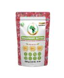 Authentic Raw Strawberry Butter | Organic Unrefined Face & Body Butter | 100% Pure | 0.5 LB (230g) | International Shipping Available - Buy Online on GoSupps.com