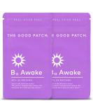 The Good Patch B12 Awake Patch with Plant-Based Ingredients, Infused with Caffeine, B12, and Green Tea Extract, Designed to give Your Day a Boost (8 Total Patches) 4 Count (Pack of 2) - Buy Online on GoSupps.com