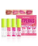 4 Colors Fat Lip Oil Set - Hydrating Lip Gloss & Plumper | Non-Sticky Long-Lasting Shine for Smooth Lips - Buy Online on GoSupps.com