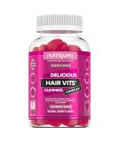 Biotin Complex Gummy Hair Vitamin | 60 Vegan Cherry Flavour Gummies | Multivitamin Supplement with Biotin, Vitamin C, Folic Acid & Zinc for Healthy Hair Growth | NUTRIGUMS - Buy Online on GoSupps.com