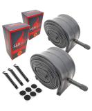24 Inch Bike Tube 24 Bike Tube 24 x 1.95/1.75/2.10/2.125 Bike Inner Tube 2 Pack -Schrader Valve with 3 Tire Levers 6 Round Patches 24 Inch Bike Tube Butyl Rubber -LLH2K - Buy Online on GoSupps.com