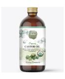 Buy SULU ORGANICS Organic Castor Oil - 16 fl. oz Cold Pressed 100% Pure USDA Certified Hexane Free - International Shipping Available - Buy Online on GoSupps.com