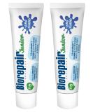 Biorepair Oral Care Junior Toothpaste 7-14 Years | Fluoride Free Mint Extract | Pack of 2 (75ml) - Italian Import - Buy Online on GoSupps.com