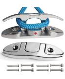 VEITHI 316 Stainless Steel Boat Folding Cleats - 4-3/4 inch (2 Pack) - Buy Online on GoSupps.com