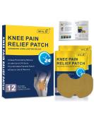 Knee Pain Relief Patch Large, Maximum Strength | Fast Acting | Long Lasting | Arthritis Pain Relief for Lower Back, Joint Pain, Neck, Knees Pain, Joint Heat Patches for Back Pain - 12 Patches - Buy Online on GoSupps.com