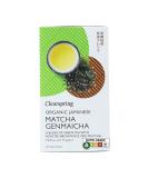 Clearspring Organic Japanese Matcha Genmaicha Tea Sachets - 20 Pack - Buy Online on GoSupps.com