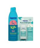 Coppertone Kids Sunscreen Spray SPF 50 + Stick SPF 50 Bundle | Zinc Oxide Mineral Formula | Pediatrician Recommended | 5.5 Oz Spray + 0.49 Oz Stick - Buy Online on GoSupps.com