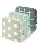 3pcs Period Bag Set | Portable Reusable Menstrual Pads & Tampon Storage Pouch | Feminine Care Holder for Purse | Colorful Sanitary Napkin Organizer - Buy Online on GoSupps.com