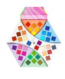 40 Colors Rotate Eyeshadow Palette ColoUndur Neon Eyeshadow Rainbow Color Board Matte Glitter Shimmer Professional Eyeshadow Palette Cosmetics (Color B) - Buy Online on GoSupps.com