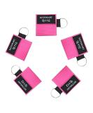 Dztsmart CPR Mask Keychain - 5 Pack Ventilation Masks with Carabiner | First Aid Pocket Masks with Check Valve | AED Training - Pink - Buy Online on GoSupps.com