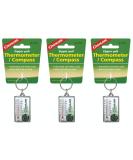 Coghlan's Zipper Pull Thermometer & Compass (3-Pack) - Accurate Weather Readings in & | Ideal for Outdoor Adventures | International Shipping Available - Buy Online on GoSupps.com