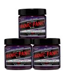 Manic Panic Plum Passion Hair Dye 3-Pack | Vegan Cruelty-Free Purple Semi-Permanent - 3 x 118ml - Buy Online on GoSupps.com