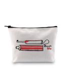 Novelty Travel Toothbrush Holder - Brush Me Canvas Dopp Kit Toiletries Organizer - Buy Online on GoSupps.com