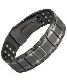 Jeracol Lymph Detox Men Magnetic Bracelet 3X Ultra Strength Magnets Pure Titanium Magnetic Wristband for Valentine's Day Gift Unique Folding Clasp Brazaletes with Adjustable Tool&Gift Box Titanium-gray - Buy Online on GoSupps.com