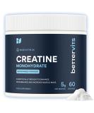 Bettervits Creatine Monohydrate Powder | Micronised | Pre & Post Workout | Unflavoured | 300g | 60 Servings - Buy Online on GoSupps.com