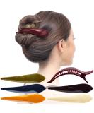 RC Roche 6-Piece Duck Beak Crocodile Hair Clip Set for Women & Girls - Strong Hold Alligator Clips for Professional Styling | Classic Multifunctional Hair Accessories - Buy Online on GoSupps.com