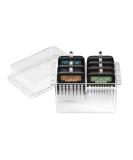 Andis 33655 Premium Clip Animal Comb Set  Built with Plastic, Includes 7 Color Coded Combs of Different Sizes, Metal Clip to Attach Comb - Fits Ultra Edge & Ceramic Edge Blades, Multicolor - Buy Online on GoSupps.com