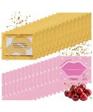 Buy Sulily 30-Piece Lip & Under Eye Mask Set | 24K Gold Gel Collagen Patches for Dark Circles & Puffiness | Moisturizing Cherry Lip Masks - International Shipping Available - Buy Online on GoSupps.com