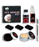 Ultimate Halloween SFX Makeup Kit | Fake Blood Scars Wax & Special Effects Essentials for Parties - Buy Online on GoSupps.com
