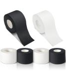 4 Pcs Pre Wrap Athletic Tape Set - Strong, Easy-Tear Finger & Wrist Tape for Athletes - 1.5 Inch x 33 Feet (Black/White) - Buy Online on GoSupps.com