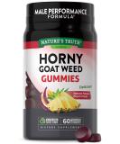Nature's Truth Horny Goat Weed Gummies - 60 Count | Vegan & Non-GMO Supplement with Maca Root - Gluten Free Passion Punch Flavor for Men - Buy Online on GoSupps.com