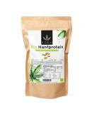 Organic Hemp Protein Powder - 1000g | Vegan Raw Food Quality | European Cultivation - Buy Now! - Buy Online on GoSupps.com