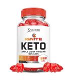 Ignite Keto ACV Gummies 1000MG - Vegan Apple Cider Vinegar with Pomegranate & Beet Juice - Non-GMO 60 Count | Advanced Keto Weight Loss - Buy Online on GoSupps.com