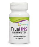 True-HNS Hair Skin Nail Cynatine Keratin Supplement - Hair Skin & Nails Support 60 Veggie Capsules 1 - Buy Online on GoSupps.com