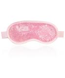 Cooling Eye Mask | Gel Pearl Cool Mask for Hot/Cold Therapy | Eye Relaxation & Sleep Aid | Reusable Pink Design - Buy Online on GoSupps.com