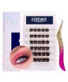 Bluesmurfs Self Adhesive Individual Lashes | Reusable No Glue Fake Eyelashes Clusters - Easy to Use Natural Eye Lashes I01 - Buy Online on GoSupps.com