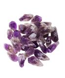 Apengshi 1/2 lb Natural Amethyst Crystal Points - Raw Gemstones for Meditation Reiki and DIY | Bulk Chakra Stones from Brazil - Buy Online on GoSupps.com