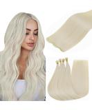 Hetto Remy Genius Extensions - 55cm Virgin White Blond Hair Tresses (100g) #1000 for Real Hair Recovery - Buy Online on GoSupps.com