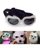 PETLESO Dog Sunglasses for Small Dogs | Waterproof Anti-UV Protective Goggles - Yellow & White - Buy Online on GoSupps.com